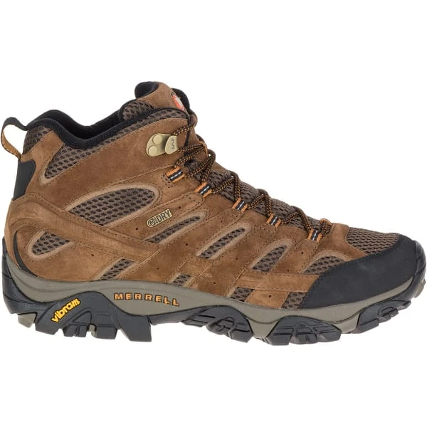 MERRELL Men's Moab 2 Mid Waterproof Hiking Boots, Earth - Image 4