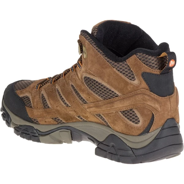 MERRELL Men's Moab 2 Mid Waterproof Hiking Boots, Earth - Image 7