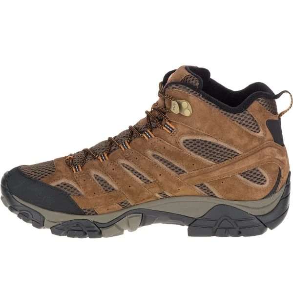 MERRELL Men's Moab 2 Mid Waterproof Hiking Boots, Earth - Image 8