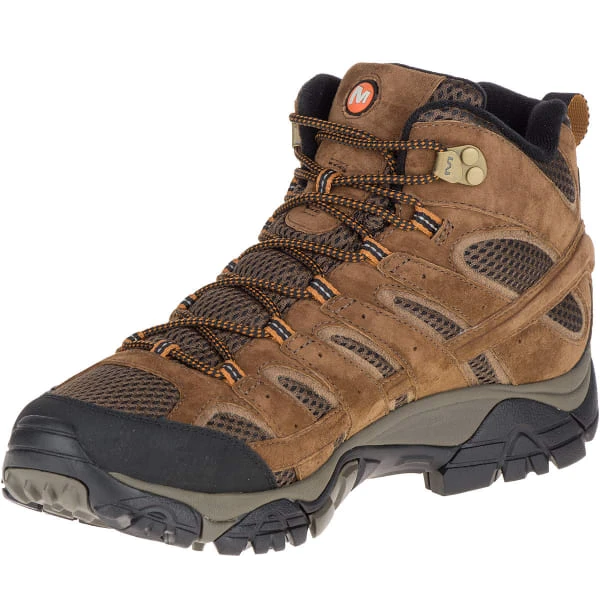 MERRELL Men's Moab 2 Mid Waterproof Hiking Boots, Earth - Image 9