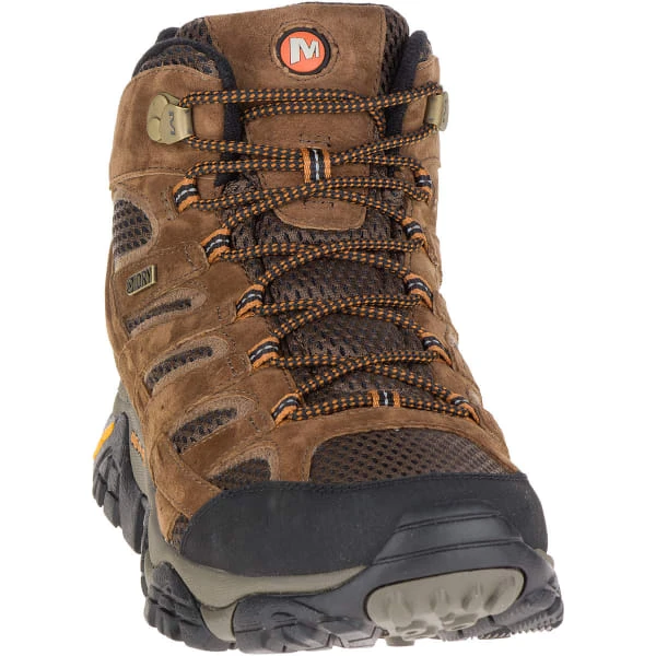 MERRELL Men's Moab 2 Mid Waterproof Hiking Boots, Earth - Image 11