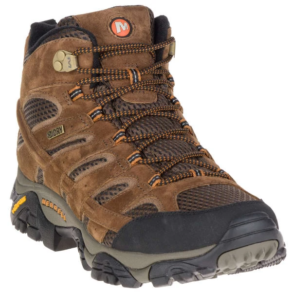 MERRELL Men's Moab 2 Mid Waterproof Hiking Boots, Earth - Image 12