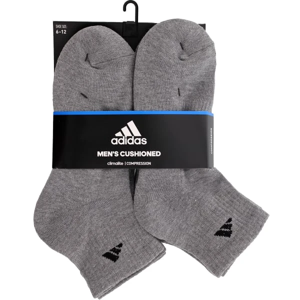 ADIDAS Men's Athletic Quarter Socks, 6 Pack - Image 3