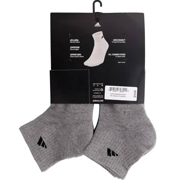 ADIDAS Men's Athletic Quarter Socks, 6 Pack - Image 4
