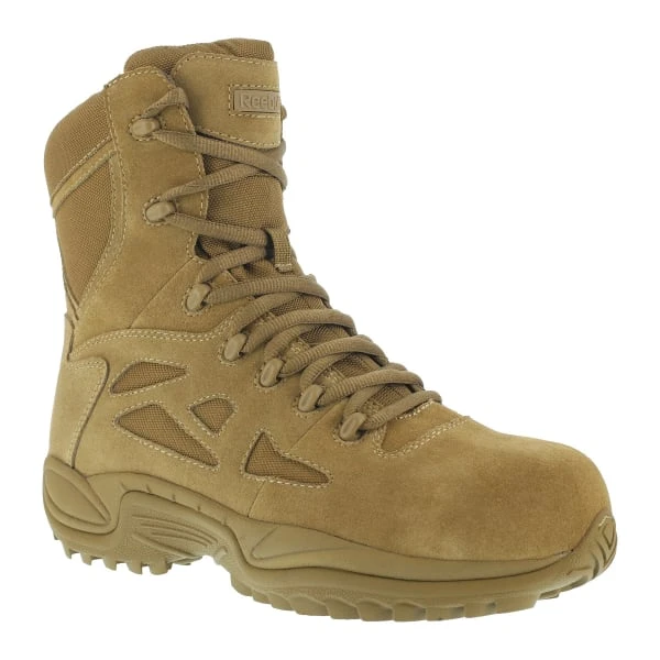 REEBOK WORK Women's Rapid Response Composite Toe Work Boots, Coyote