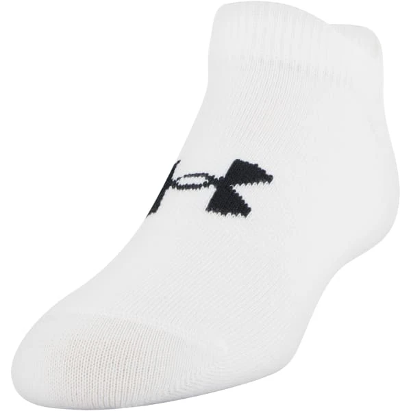 UNDER ARMOUR Girls' Essential No Show Socks, 6-Pack - Image 2