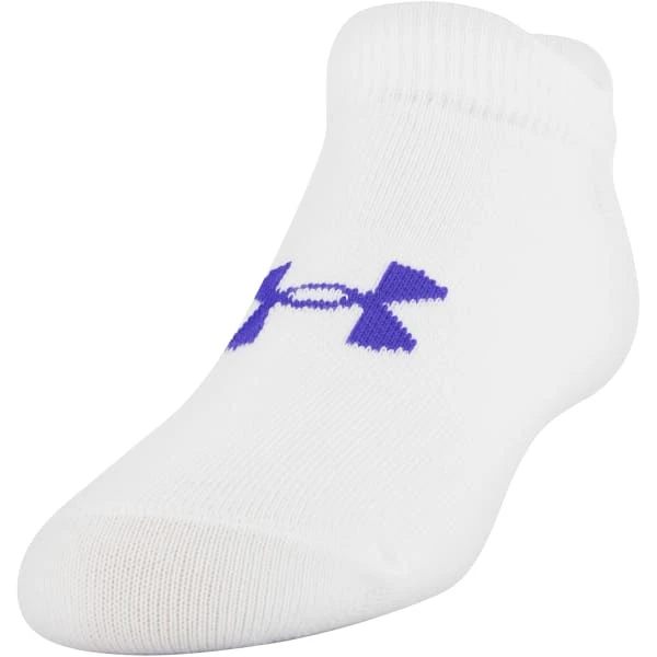 UNDER ARMOUR Girls' Essential No Show Socks, 6-Pack - Image 5