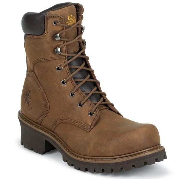 CHIPPEWA Men's Hador 8" Logger Boots, Wide