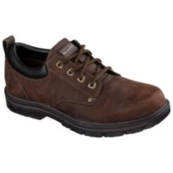 SKECHERS Men's Rilar Casual Lace-Up Shoes, Wide
