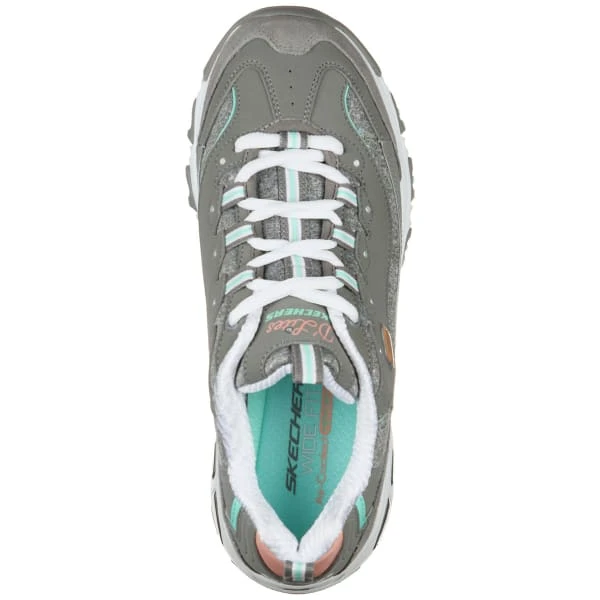 SKECHERS Women's D'Lites - Sparkling Rain Sneaker - Image 4