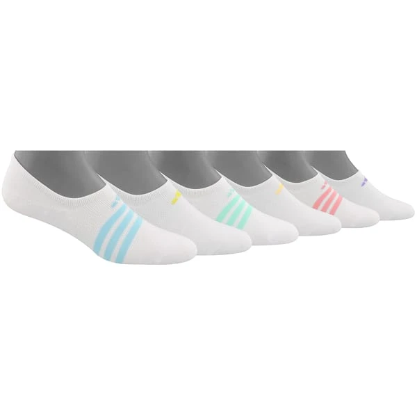 ADIDAS Women's Superlite No Show Socks, 6 Pack - Image 3