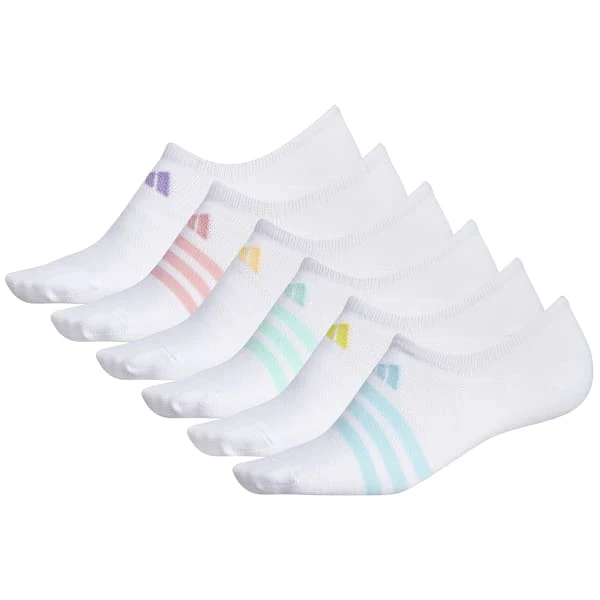 ADIDAS Women's Superlite No Show Socks, 6 Pack