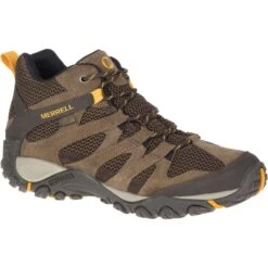 MERRELL Men's Alverstone Mid Waterproof Hiking Boots, Wide