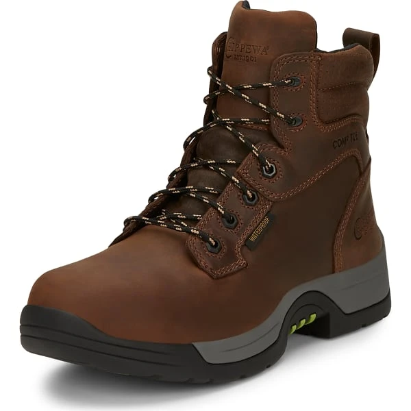 CHIPPEWA Men's 6” Fabricator Waterproof Comp Toe Work Boot - Image 4