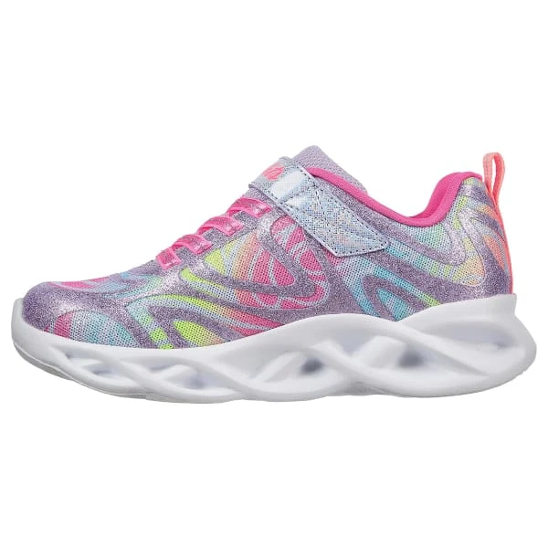 SKECHERS Girls' S Lights: Twisty Brights - Dazzle Flash Sneaker - Image 3
