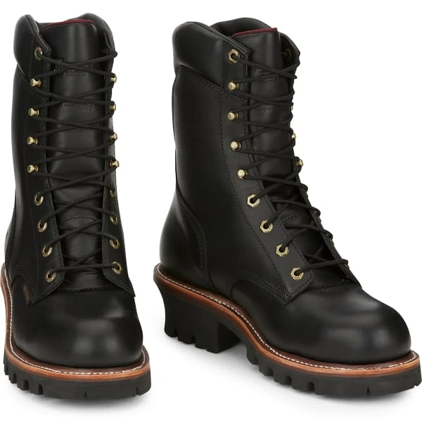 CHIPPEWA Men's Super DNA Steel Toe Insulated Logger Boots, Extra Wide (EEE) - Image 5