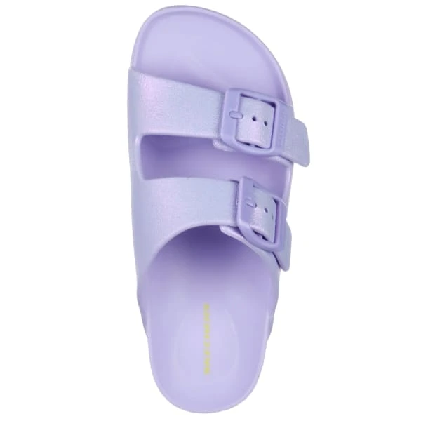 SKECHERS Girls' Foamies: Cali Blast - Sunshine Shimmer Sandal - Image 4