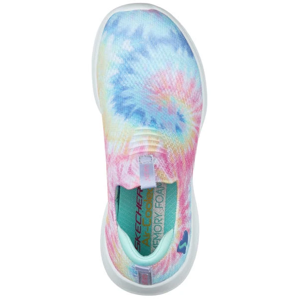 SKECHERS Infant/Toddler Girls' Ultra Flex 2.0 - Swirlology Sneaker - Image 4