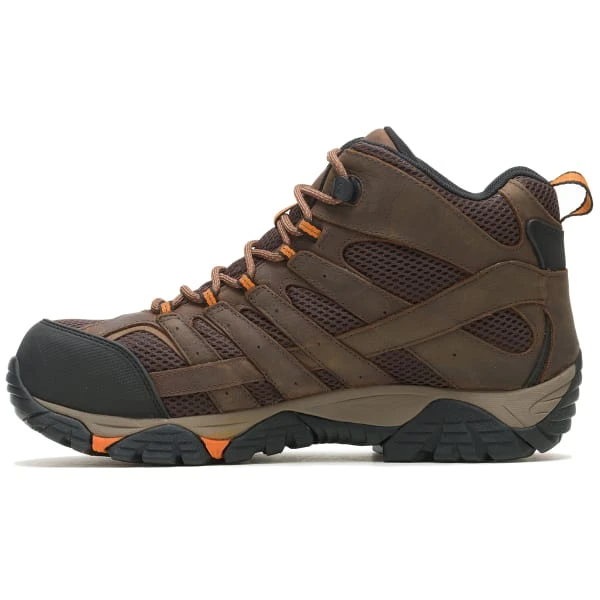 MERRELL Men's Moab Vertex Mid Waterproof Comp Toe Work Boot, Wide - Image 2